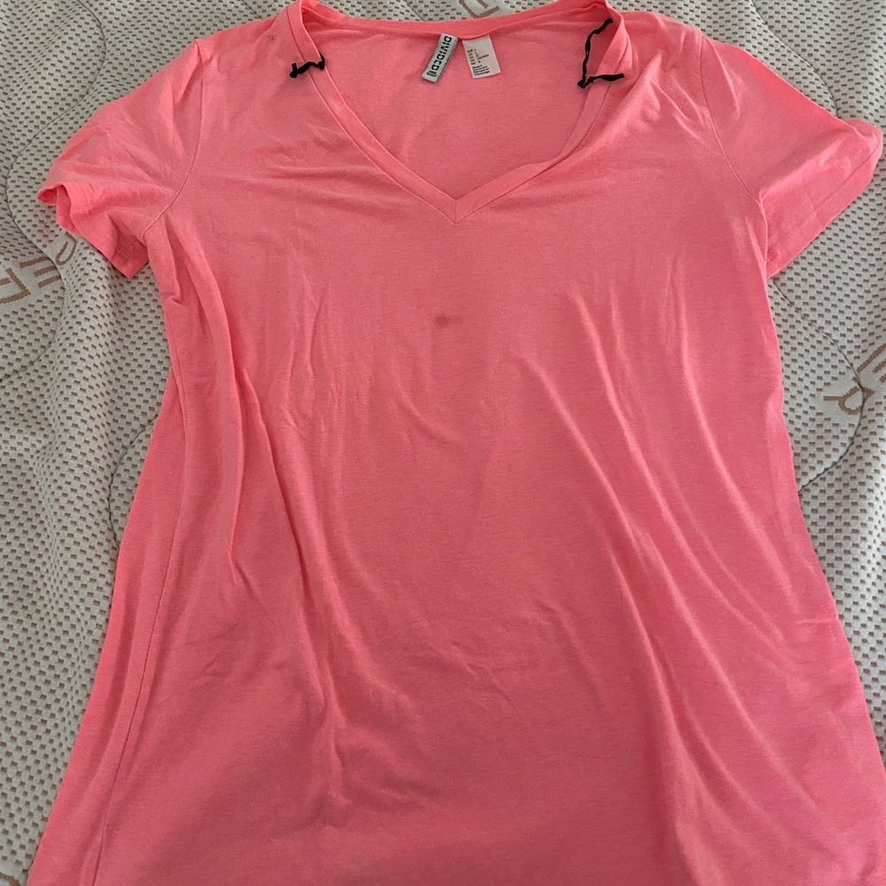 H&M Pink T Shirt Size L